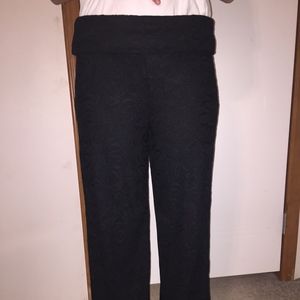 Black Lace Palazzo Pants